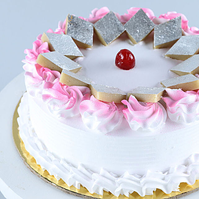 Kaju Katli Cake Recipe, How to Make Kaju Katli Cake - Milkmaid