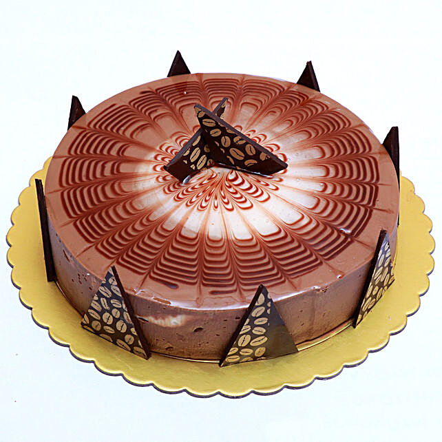 Online Cappuccino Birthday Cake 1 Kg Gift Delivery in Qatar - FNP